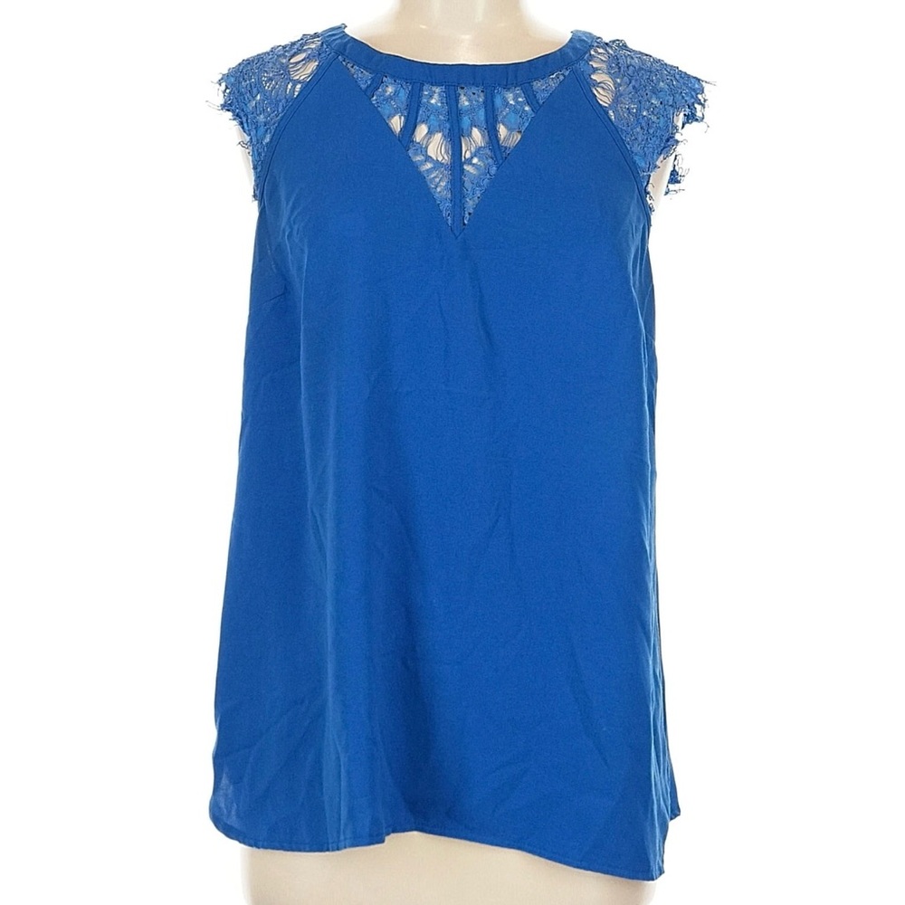 41 Hawthorn Blue Lace Blouse